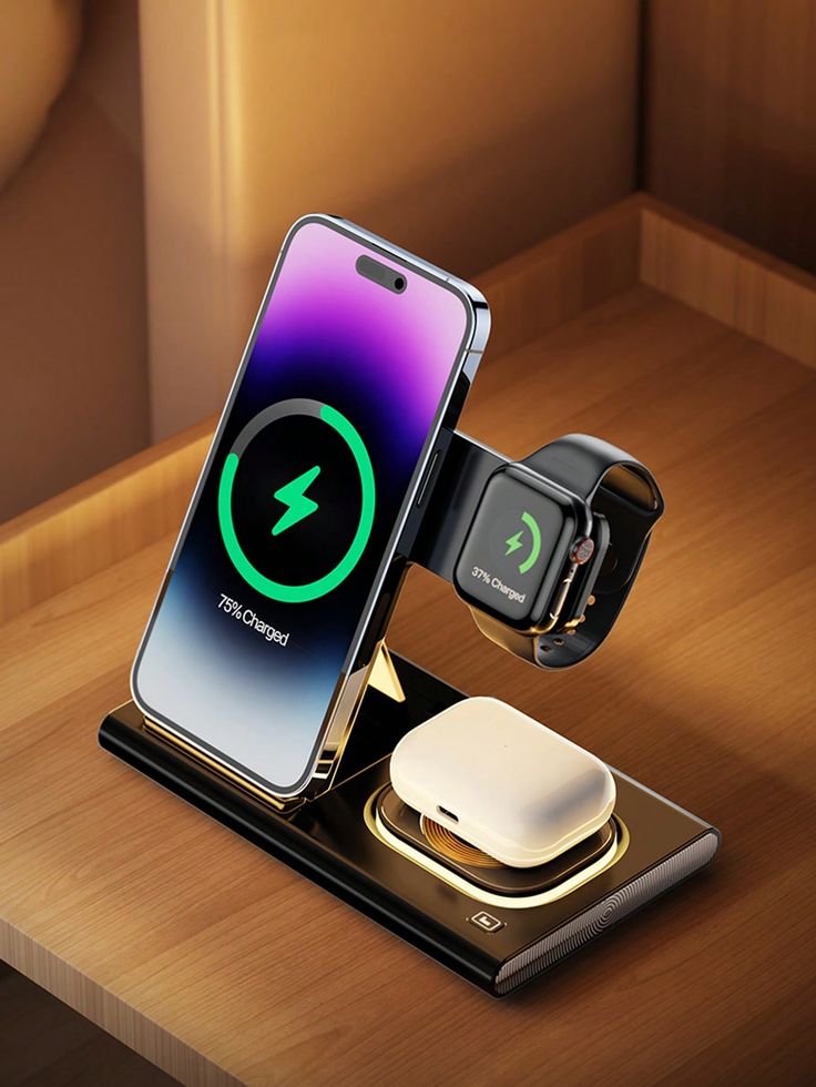 SmartCharger - Carregador sem fio 3 em 1