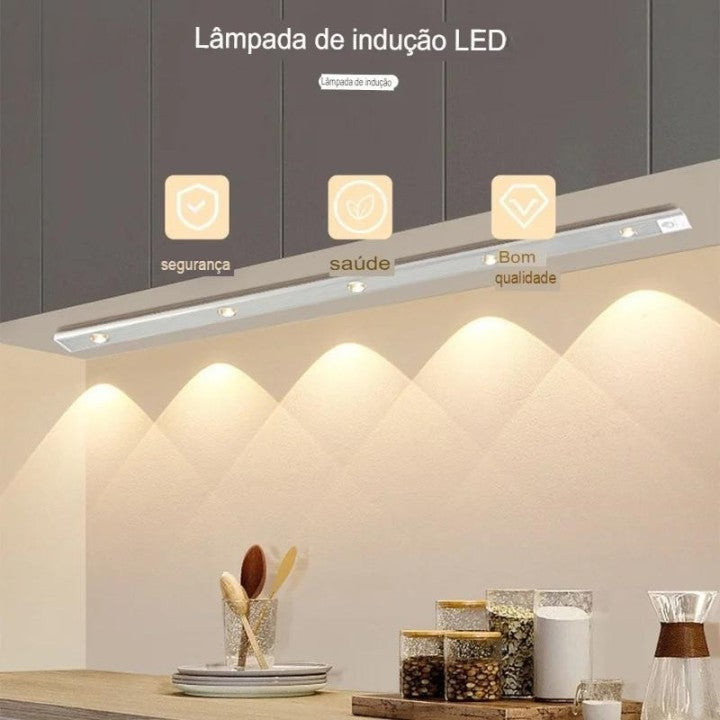 Luminária Inteligente LED Com Sensor de Movimento